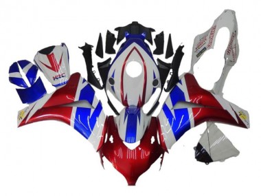 Honda CBR 600RR 2009-2012 - Vermelho Azul Branco