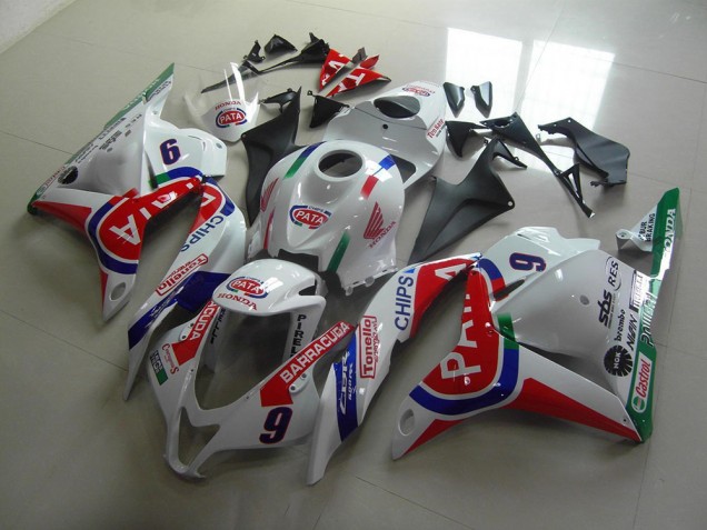 Honda CBR 600RR 2009-2012 - Vermelho Branco Pata Honda CBR 600RR 2009-2012 - Vermelho Branco Pata