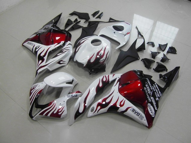 Honda CBR 600RR 2009-2012 - Vermelho Preto Chama Honda CBR 600RR 2009-2012 - Vermelho Preto Chama