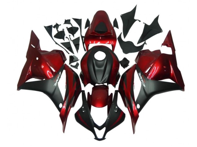 Honda CBR 600RR 2009-2012 - Vermelho Preto Honda CBR 600RR 2009-2012 - Vermelho Preto
