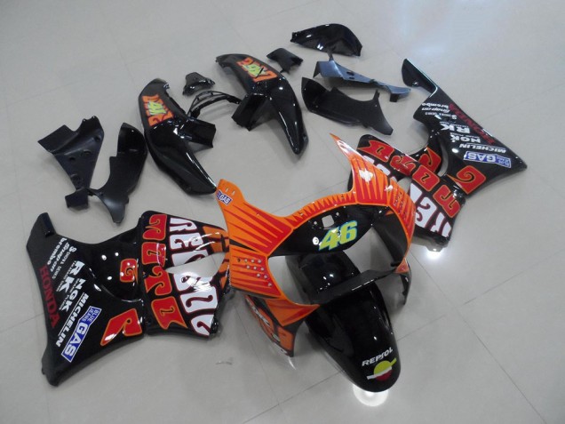 Honda CBR 900RR 919 1998-1999 - Preto Rossi Honda CBR 900RR 919 1998-1999 - Preto Rossi