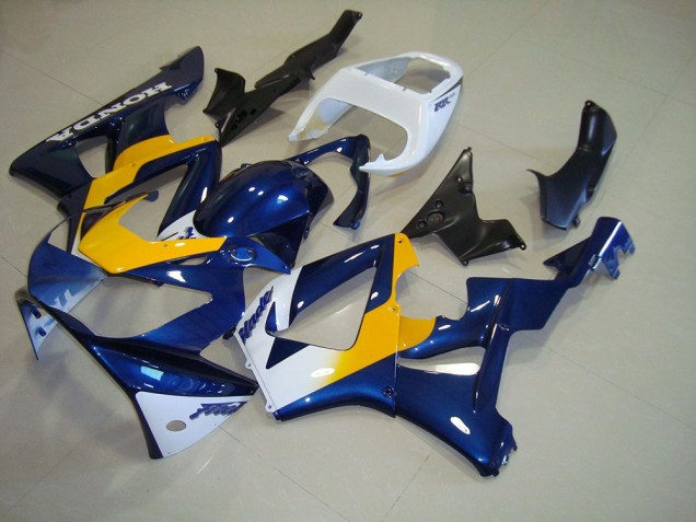 Honda CBR 900RR 929 2000-2001 - Azul Escuro Amarelo Branco Honda CBR 900RR 929 2000-2001 - Azul Escuro Amarelo Branco