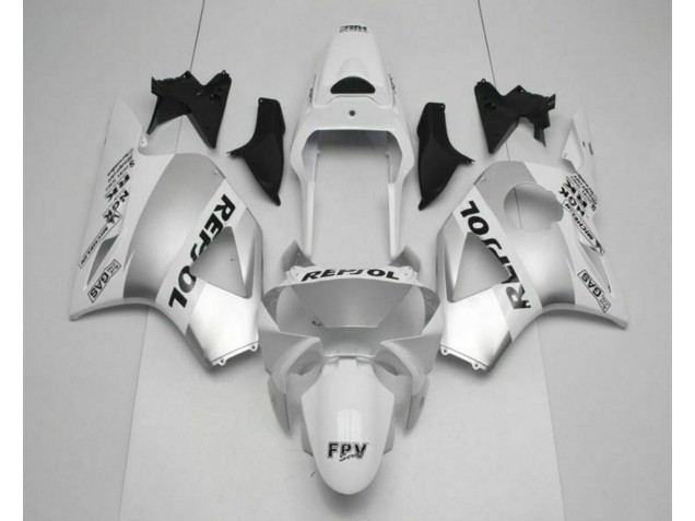Honda CBR 900RR 954RR 2002-2003 - Branco Prata Preto Repsol