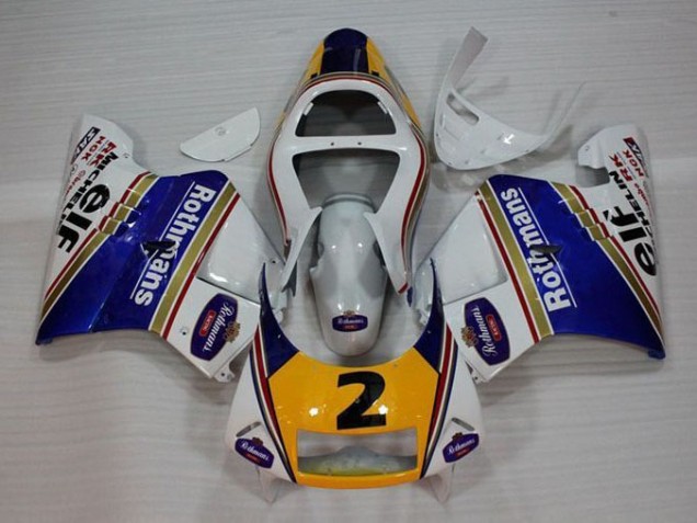 Honda NSR 250 MC28 P4 1994-1996 - Branco Azul Amarelo Honda NSR 250 MC28 P4 1994-1996 - Branco Azul Amarelo