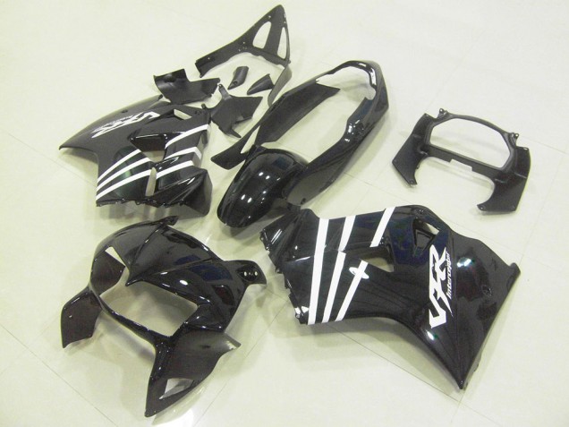 Honda VFR 800 1998-2001 - Preto Branco Listra