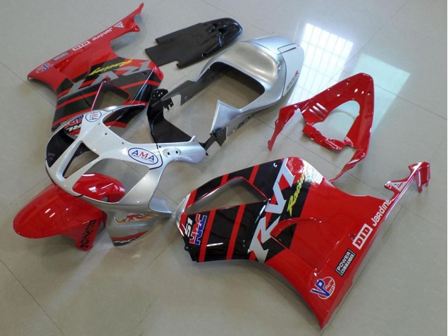 Honda VTR 1000 2000-2006 - Vermelho Prata Honda VTR 1000 2000-2006 - Vermelho Prata