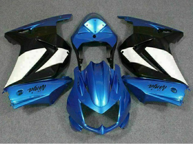 Kawasaki EX250 2008-2012 - Azul Branco Preto Ninja Kawasaki EX250 2008-2012 - Azul Branco Preto Ninja