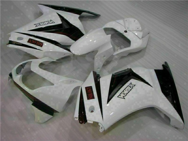 Kawasaki EX250 2008-2012 - Branco Preto Kawasaki EX250 2008-2012 - Branco Preto