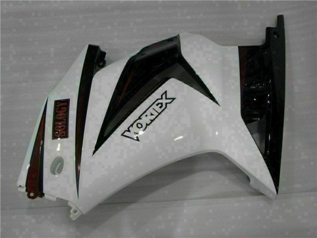 Kawasaki EX250 2008-2012 - Branco Preto Kawasaki EX250 2008-2012 - Branco Preto