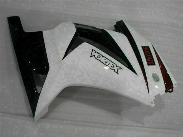 Kawasaki EX250 2008-2012 - Branco Preto Kawasaki EX250 2008-2012 - Branco Preto