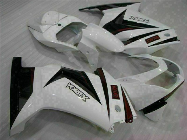 Kawasaki EX250 2008-2012 - Branco Preto Kawasaki EX250 2008-2012 - Branco Preto