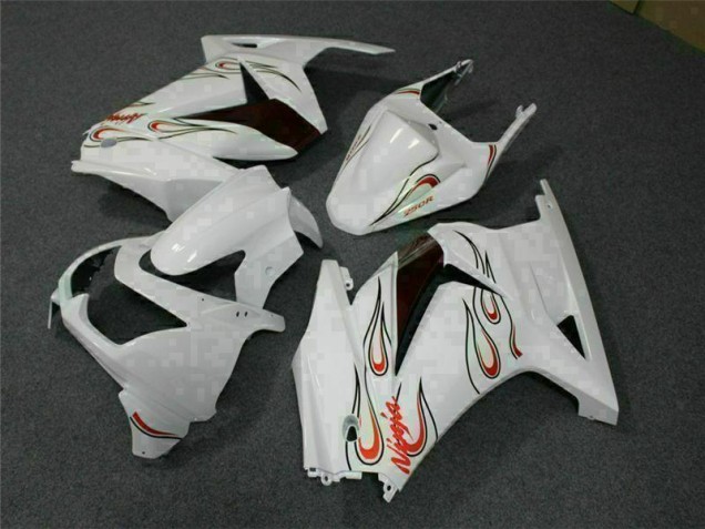 Kawasaki EX250 2008-2012 - Branco Vermelho