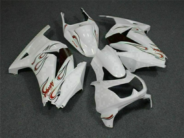 Kawasaki EX250 2008-2012 - Branco Vermelho