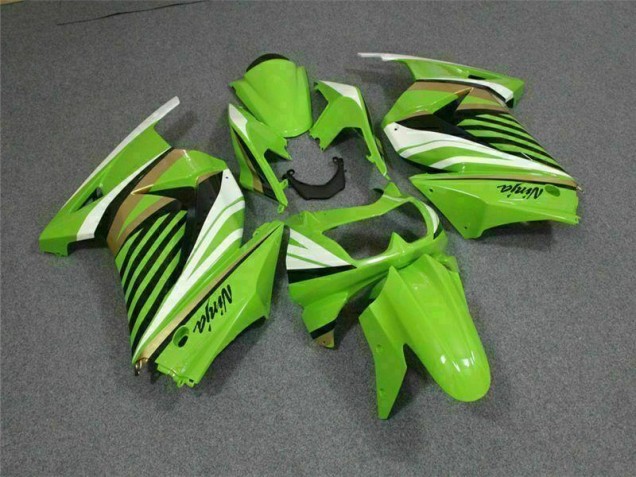 Kawasaki EX250 2008-2012 - Verde Branco Preto Ninja Kawasaki EX250 2008-2012 - Verde Branco Preto Ninja