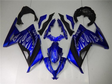 Kawasaki EX300 2013-2016 - Azul Branco Preto