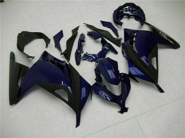 Kawasaki EX300 2013-2016 - Azul Preto Kawasaki EX300 2013-2016 - Azul Preto