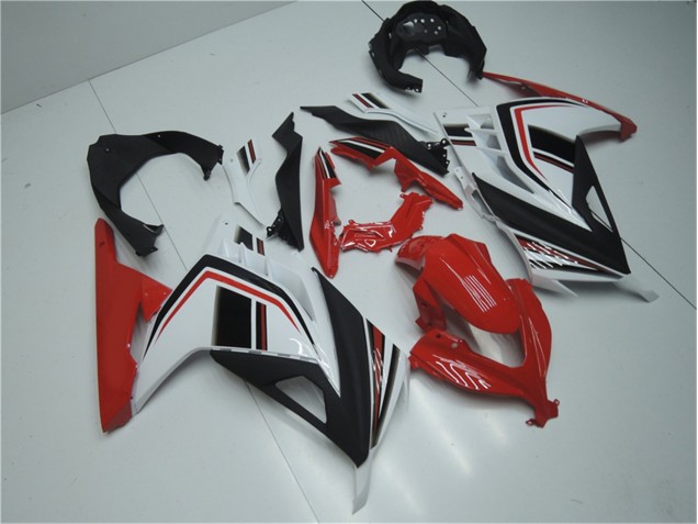 Kawasaki EX300 2013-2016 - Vermelho Branco Preto Kawasaki EX300 2013-2016 - Vermelho Branco Preto