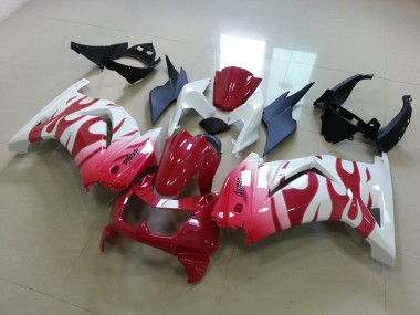 Kawasaki ZX 250R 2008-2012 - Rosa Vermelho Chama