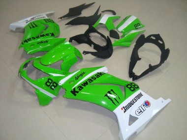 Kawasaki ZX 250R 2008-2012 - Verde & Branco