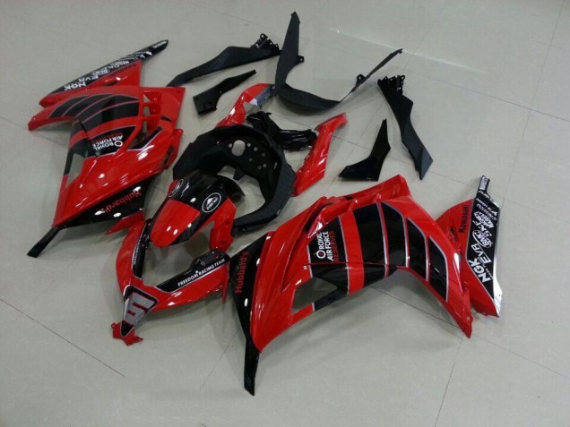 Kawasaki ZX 300R 2013-2016 - Vermelho Preto Airforce