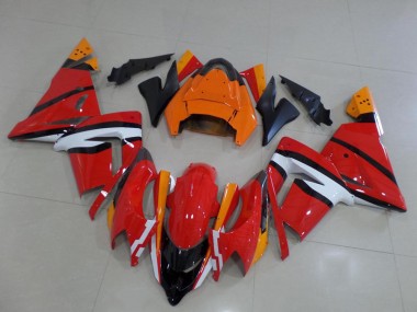 Kawasaki ZX10R 2003-2005 - Laranja Preto & Branco