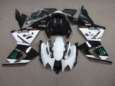 Kawasaki ZX10R 2003-2005 - Preto Branco Monster