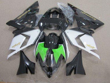 Kawasaki ZX10R 2003-2005 - Preto Branco Ouro Ninja