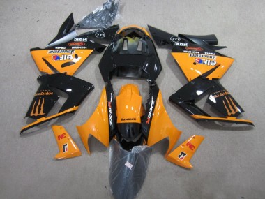 Kawasaki ZX10R 2003-2005 - Preto Laranja 3M Monster