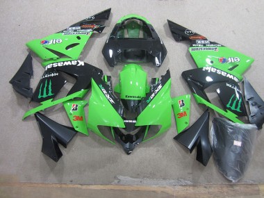 Kawasaki ZX10R 2003-2005 - Preto Verde 3M Monster