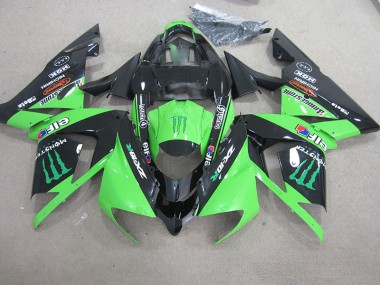 Kawasaki ZX10R 2003-2005 - Preto Verde Monster