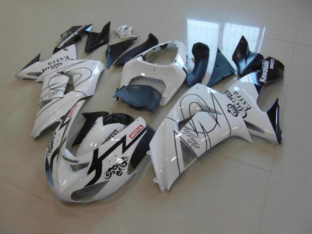 Kawasaki ZX10R 2006-2007 - Branco Corona Kawasaki ZX10R 2006-2007 - Branco Corona
