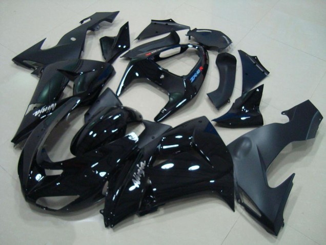 Kawasaki ZX10R 2006-2007 - Preto Brilhante Preto Fosco Kawasaki ZX10R 2006-2007 - Preto Brilhante Preto Fosco