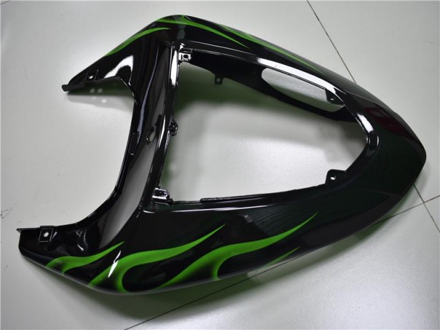 Kawasaki ZX10R 2006-2007 - Preto Verde Chama Kawasaki ZX10R 2006-2007 - Preto Verde Chama