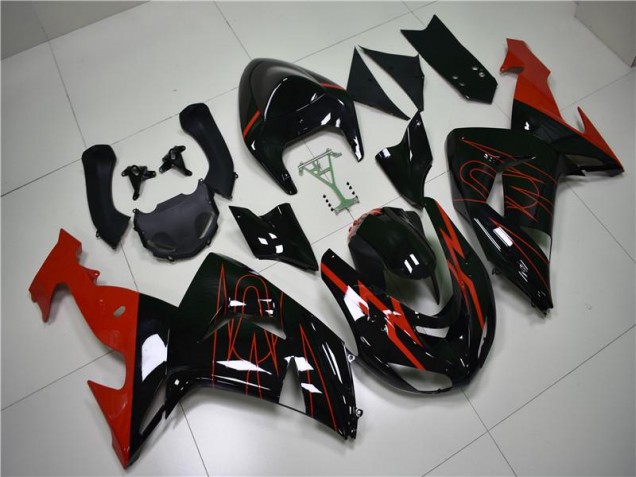 Kawasaki ZX10R 2006-2007 - Preto Vermelho Kawasaki ZX10R 2006-2007 - Preto Vermelho