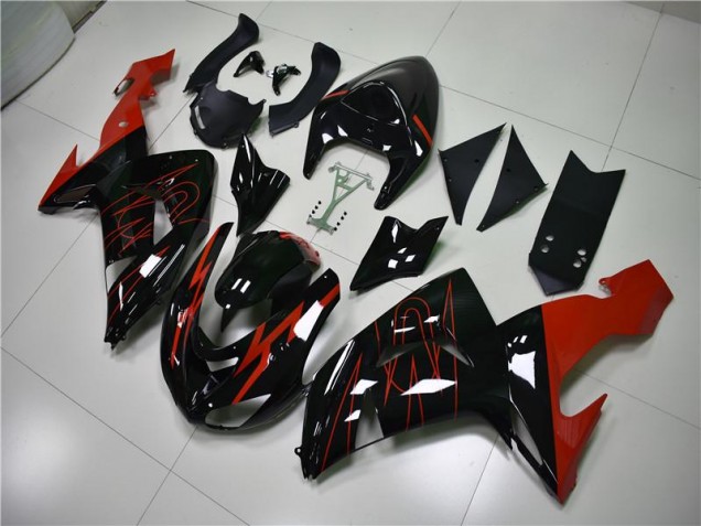 Kawasaki ZX10R 2006-2007 - Preto Vermelho Kawasaki ZX10R 2006-2007 - Preto Vermelho