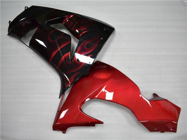 Kawasaki ZX10R 2006-2007 - Vermelho Chama Kawasaki ZX10R 2006-2007 - Vermelho Chama