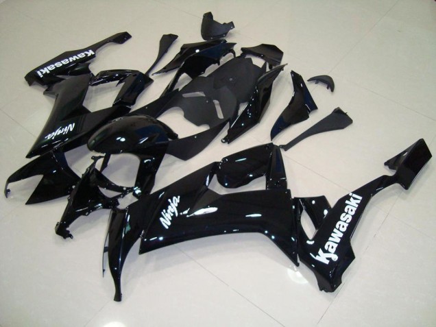 Kawasaki ZX10R 2008-2010 - Preto Brilhante & Branco Adesivo Kawasaki ZX10R 2008-2010 - Preto Brilhante & Branco Adesivo