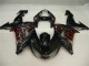 Kawasaki ZX10R 2008-2010 - Preto Cinzento Vermelho Kawasaki ZX10R 2008-2010 - Preto Cinzento Vermelho