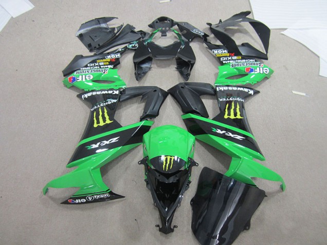 Kawasaki ZX10R 2008-2010 - Preto Verde Monster