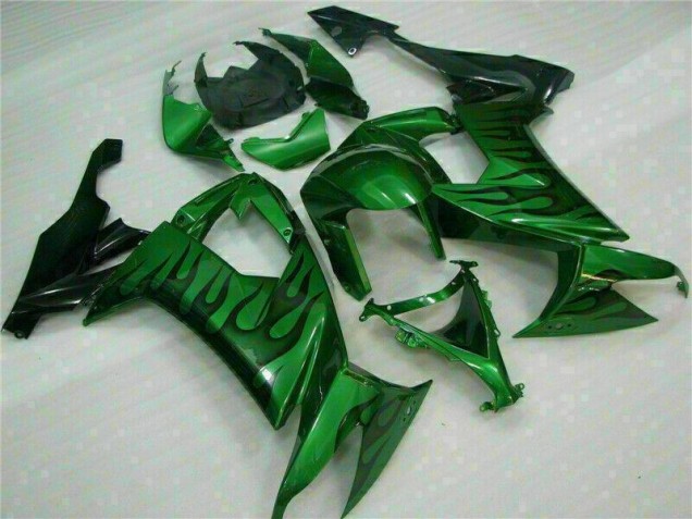 Kawasaki ZX10R 2008-2010 - Verde Chama Kawasaki ZX10R 2008-2010 - Verde Chama
