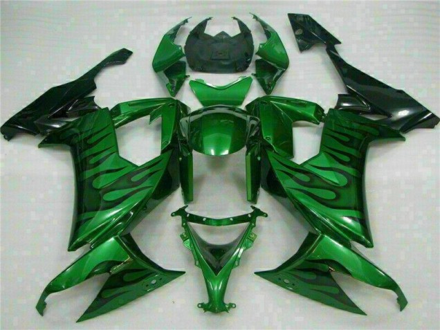 Kawasaki ZX10R 2008-2010 - Verde Chama Kawasaki ZX10R 2008-2010 - Verde Chama