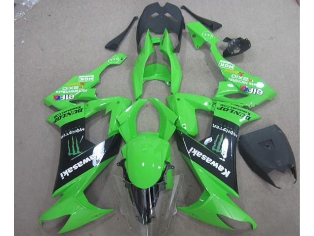 Kawasaki ZX10R 2008-2010 - Verde Preto Monster Kawasaki ZX10R 2008-2010 - Verde Preto Monster