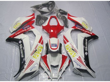 Kawasaki ZX10R 2011-2015 - Branco Vermelho Silkolene