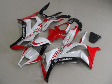 Kawasaki ZX10R 2011-2015 - Vermelho & Branco Rapid