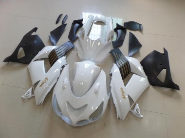 Kawasaki ZX14R ZZR 1400 2006-2011 - Branco & Preto Fosco