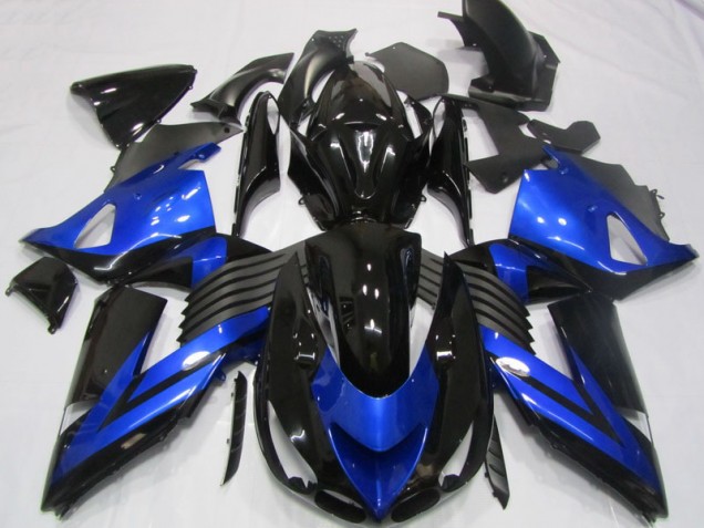 Kawasaki ZX14R ZZR 1400 2006-2011 - Preto Azul