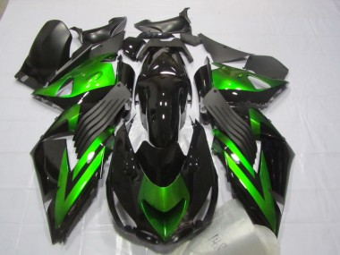 Kawasaki ZX14R ZZR 1400 2006-2011 - Preto Verde