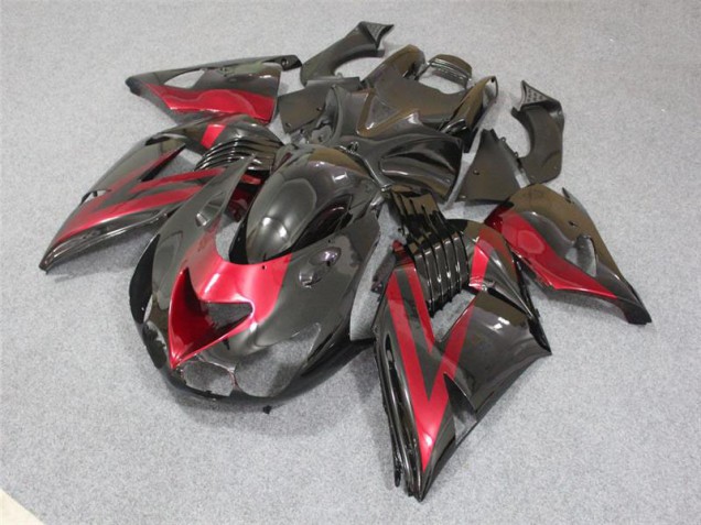 Kawasaki ZX14R ZZR 1400 2006-2011 - Preto Vermelho Kawasaki ZX14R ZZR 1400 2006-2011 - Preto Vermelho