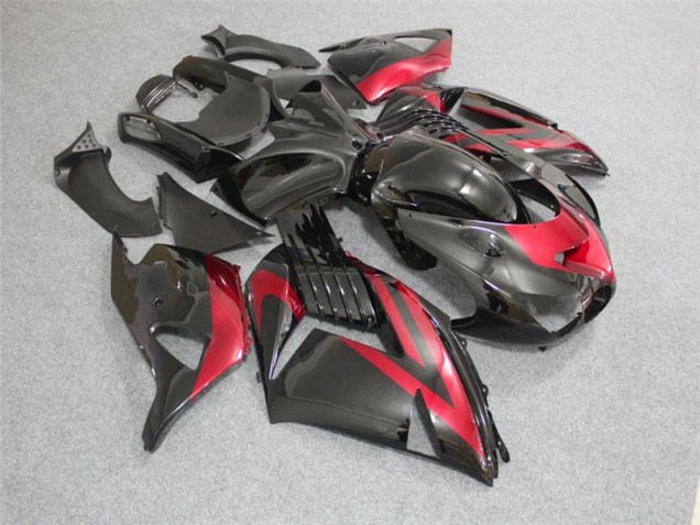 Kawasaki ZX14R ZZR 1400 2006-2011 - Preto Vermelho Kawasaki ZX14R ZZR 1400 2006-2011 - Preto Vermelho