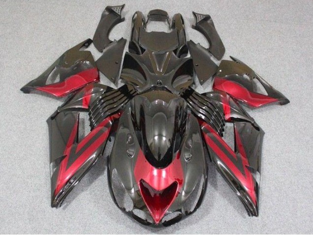 Kawasaki ZX14R ZZR 1400 2006-2011 - Preto Vermelho Kawasaki ZX14R ZZR 1400 2006-2011 - Preto Vermelho